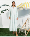 cotton trim dress